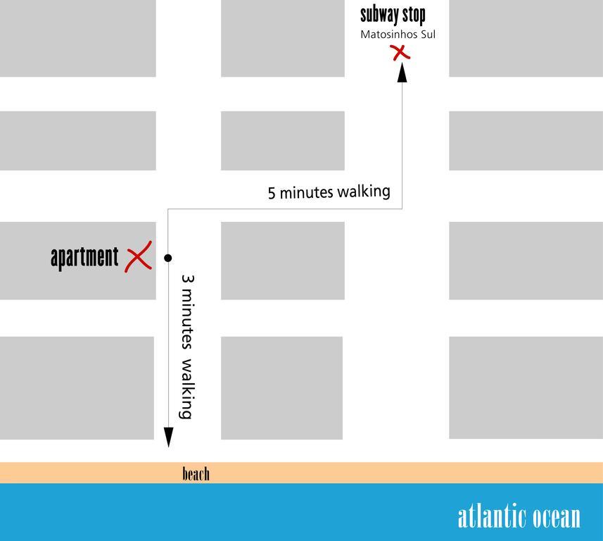 Porto 3 Bedroom Beach Apartment Matosinhos  Ngoại thất bức ảnh